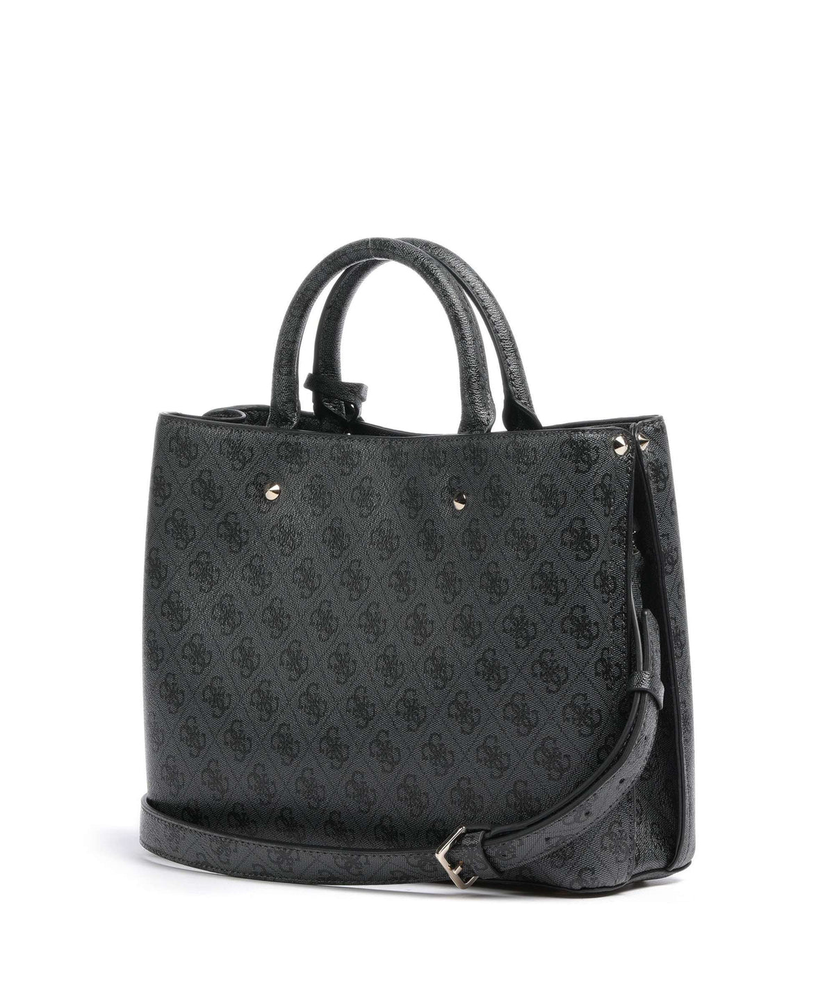 Guess Meridian Handbag coal logo