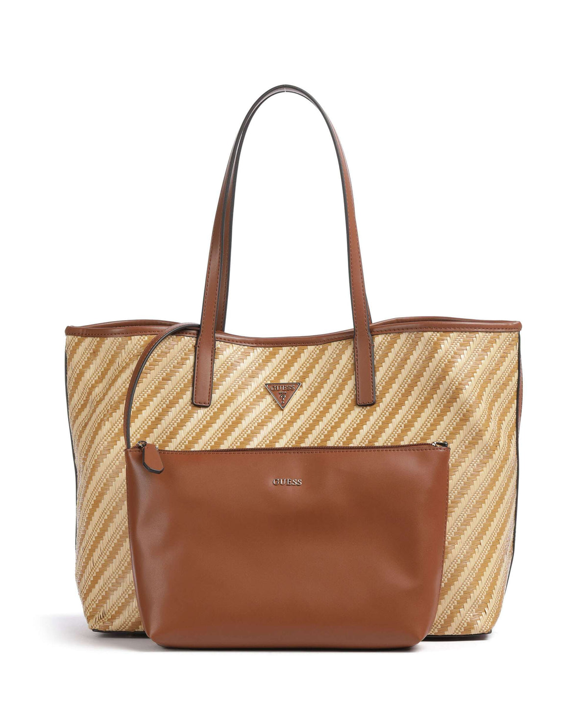 Guess Vikky Large Tote bag natural/cognac