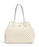 Guess Vikky Large Bolsa shopping natural/white