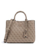 Guess Meridian Bolso de mano latte logo