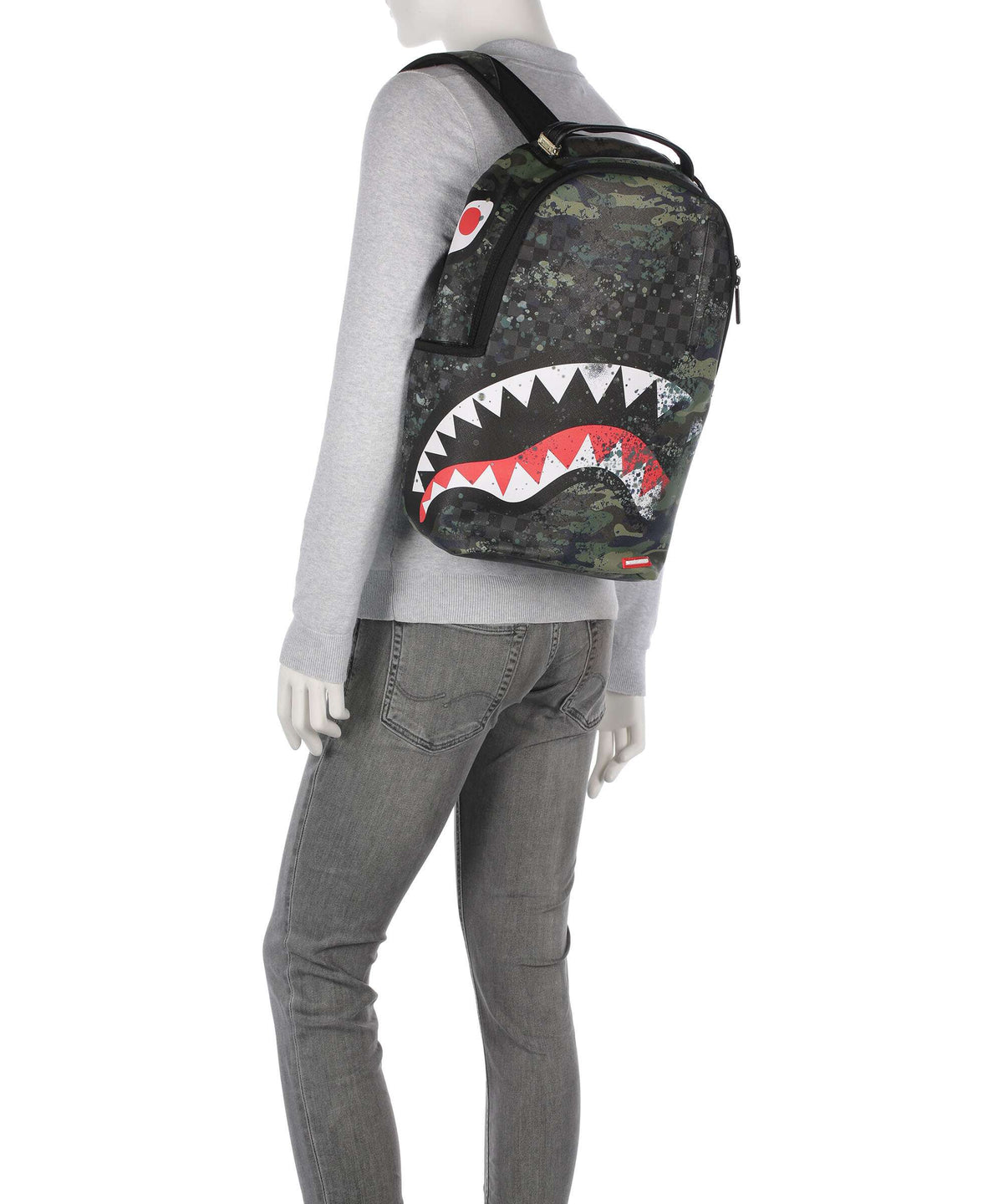 Sprayground Camo Splash Backpack green