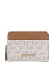 Michael Kors Jet Set Monedero vanilla/acorn