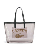 Lacoste Anna Tote bag transparent noir ermine