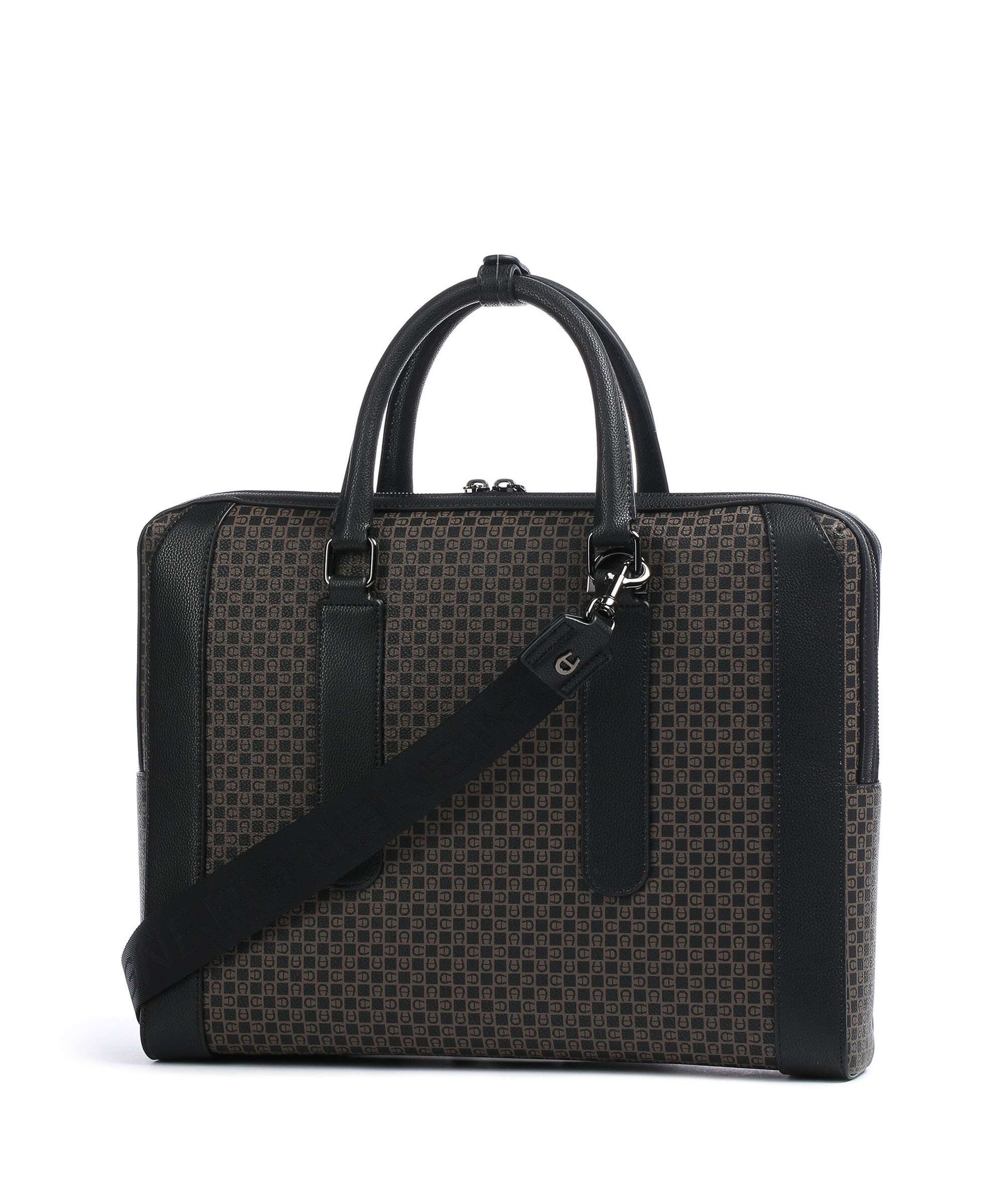 Aigner The Core Briefcase dadino brown