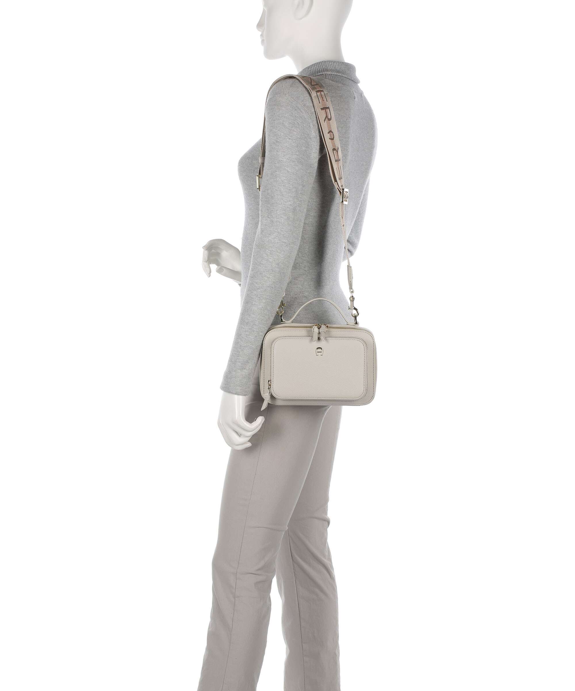 Aigner Zita S Crossbody bag pearl white