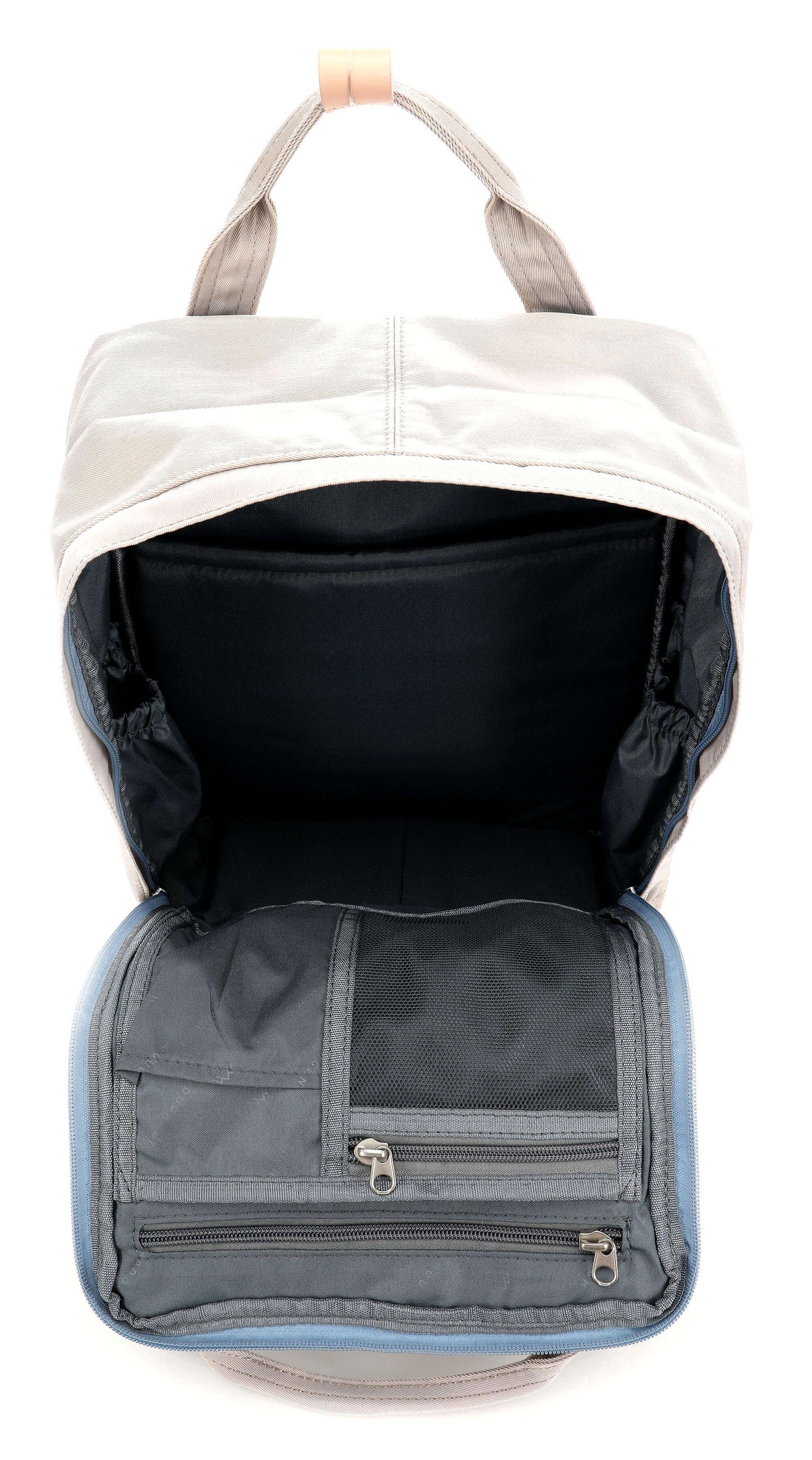 Doughnut Macaroon Backpack light blue/ivory