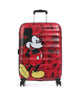 American Tourister Wavebreaker Disney Maleta con 4 ruedas mickey comics red