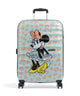 American Tourister Wavebreaker Disney Maleta con 4 ruedas minnie pastel dots