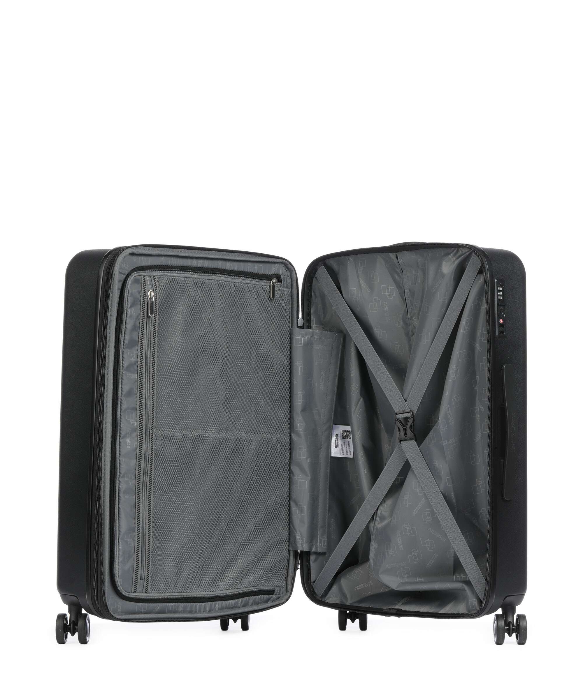American Tourister Dynabelt Spinner (4 wheels) volcano black