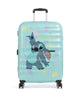 American Tourister Wavebreaker Disney Maleta con 4 ruedas stitch flower