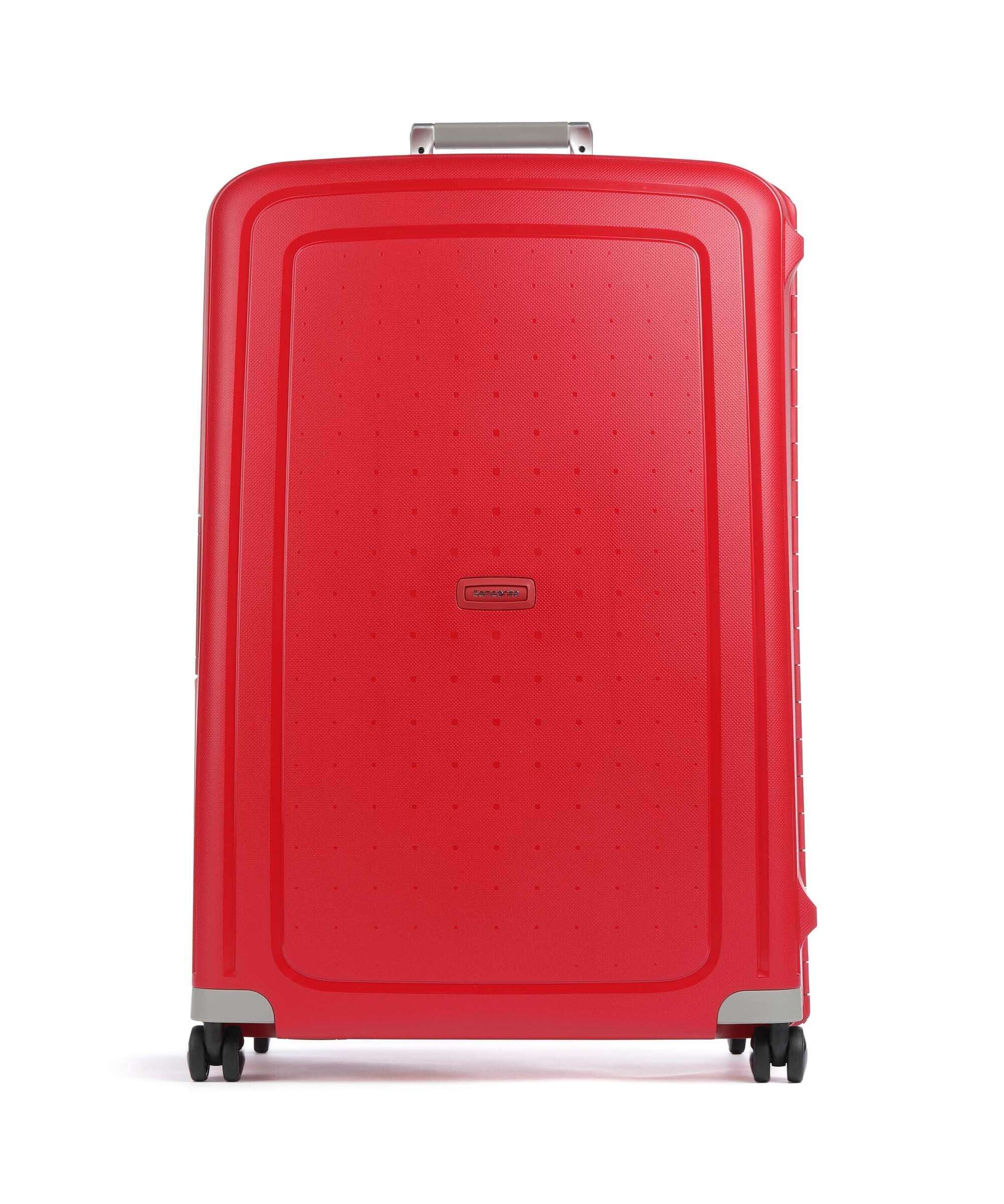 Samsonite S'Cure Spinner (4 wheels) cimson red