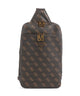 Guess Milano Mochila sling brown/ochre/burgundy