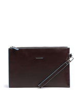 Piquadro Blue Square Bolso de muñeca mahogany