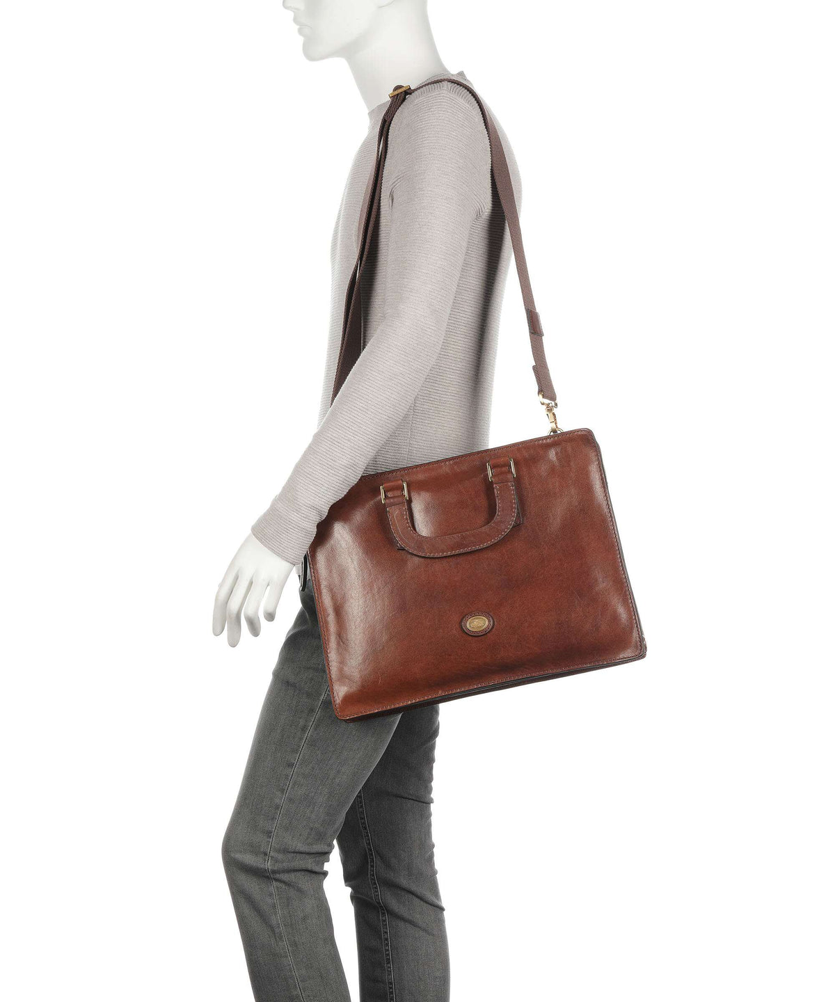 The Bridge Story Uomo Briefcase marrone