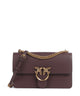 Pinko Love One Classic Bolso de hombro cioccolato amaro/antique gold