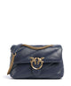Pinko Love Puff Classic Bolso de hombro blu indaco ombroso/antique gold