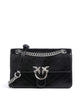 Pinko Love One Mini Bolso de hombro nero limousine/matt silver