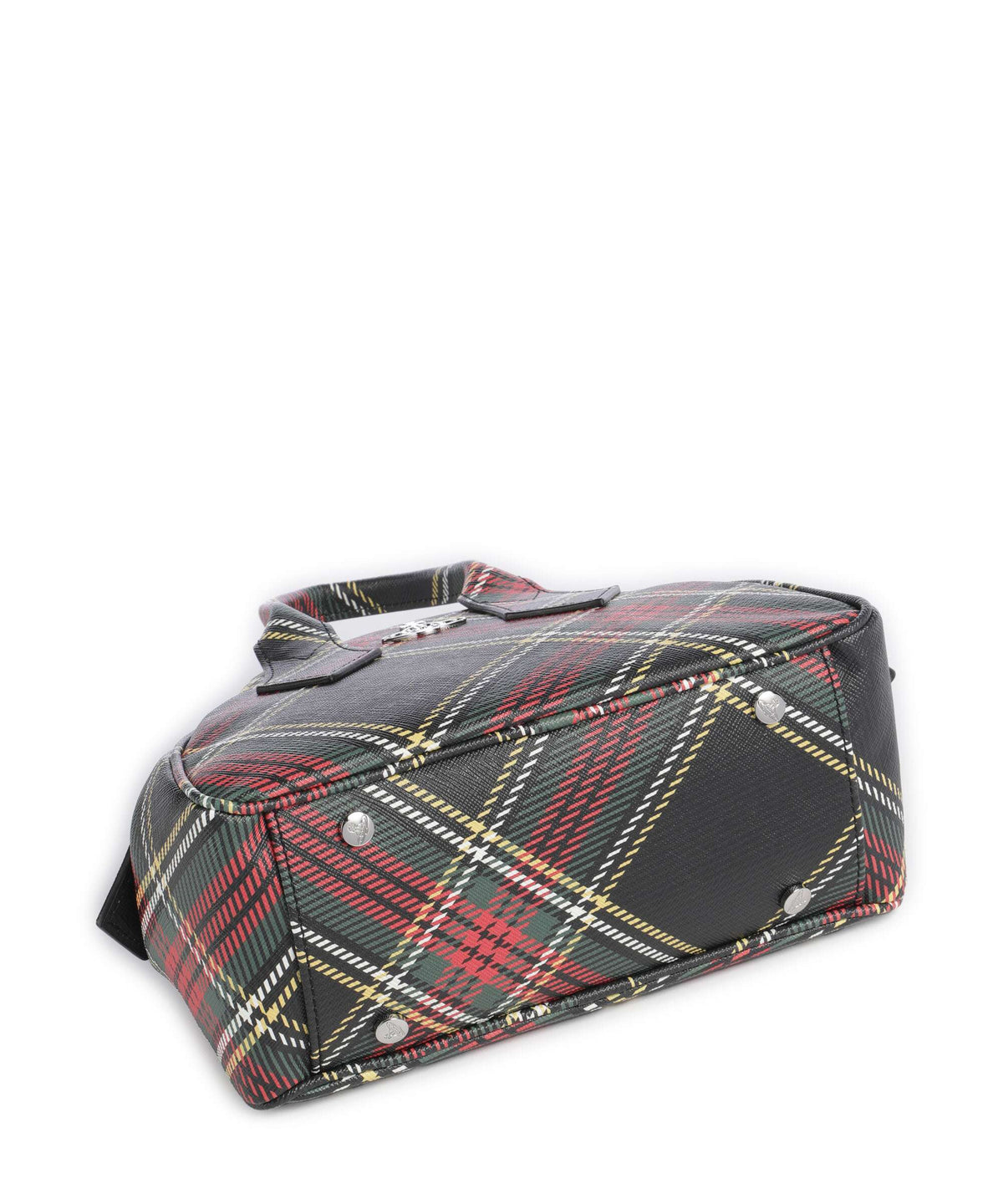 Vivienne Westwood Yasmine Saffiano Printed Small Handbag chelsea tartan