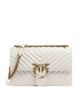 Pinko Love One Classic Shoulder bag bianco seta/antique gold