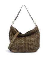 Campomaggi Bolso de hobo verde militare