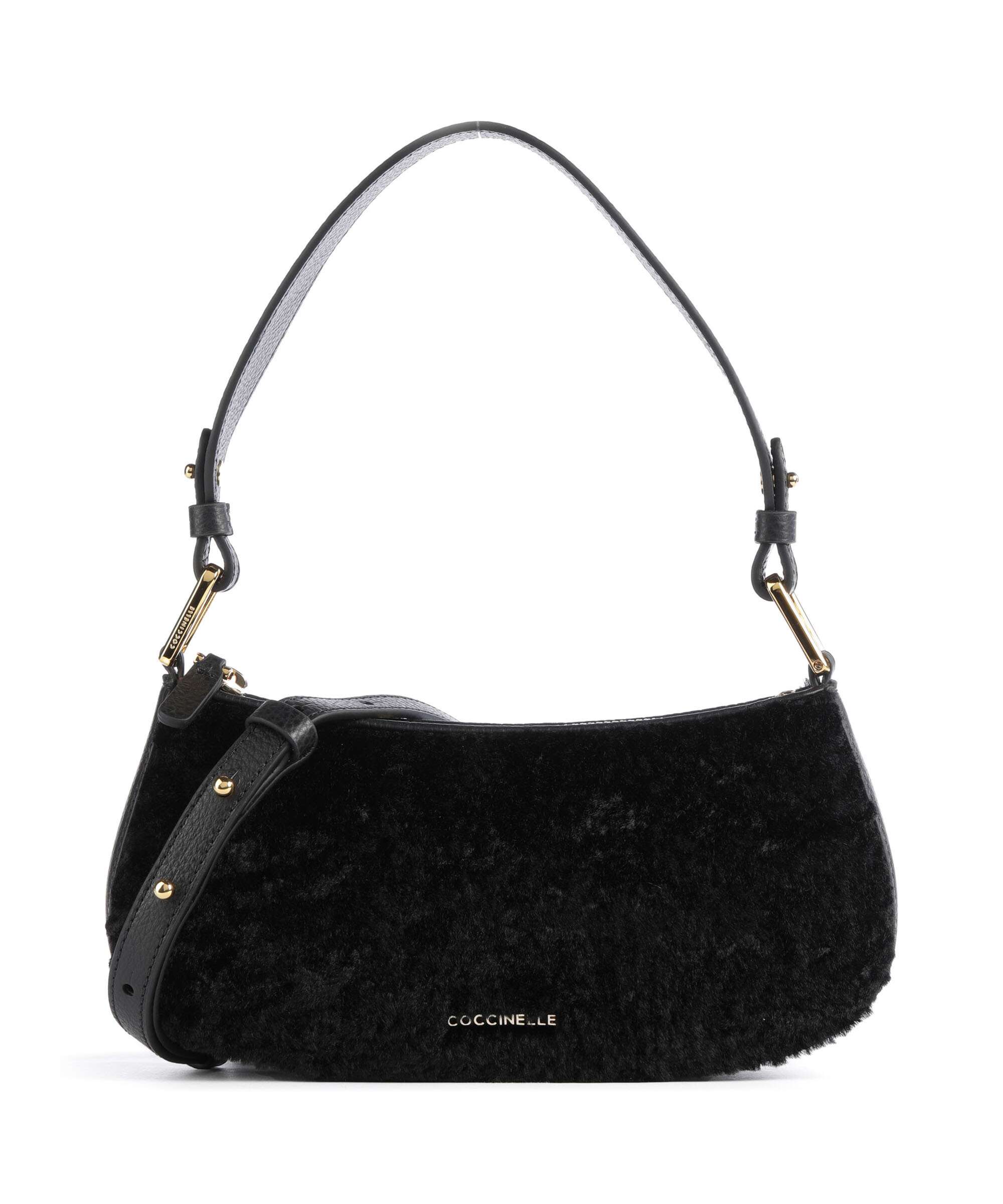 Coccinelle Merveille Astrakan Shoulder bag noir