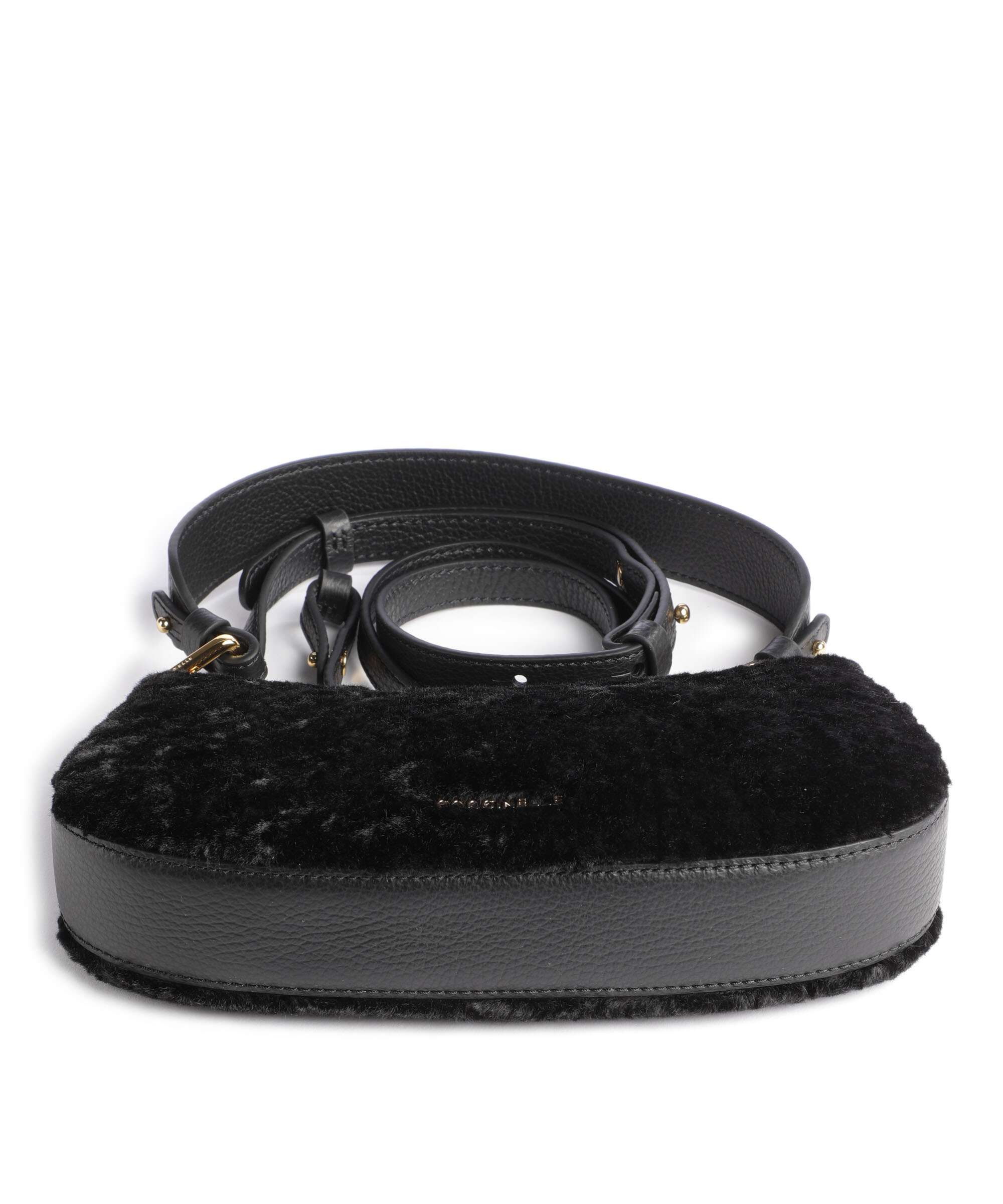 Coccinelle Merveille Astrakan Shoulder bag noir