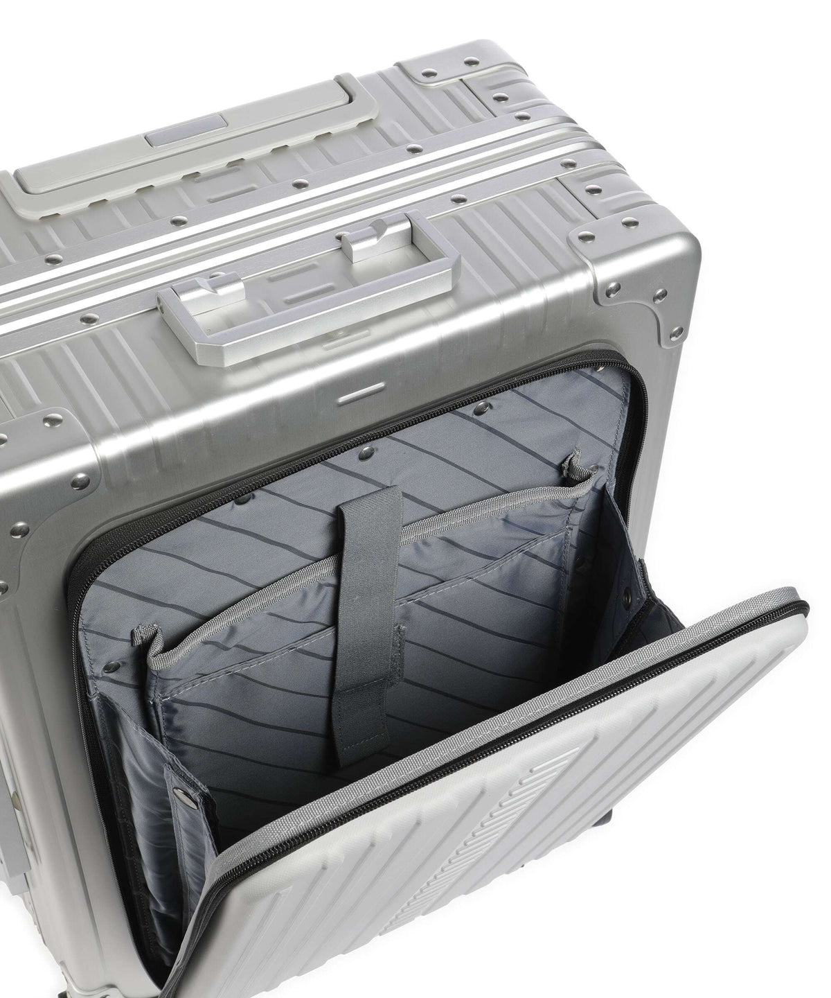 Aleon Classic 21 International front flap Spinner (4 wheels) platinum