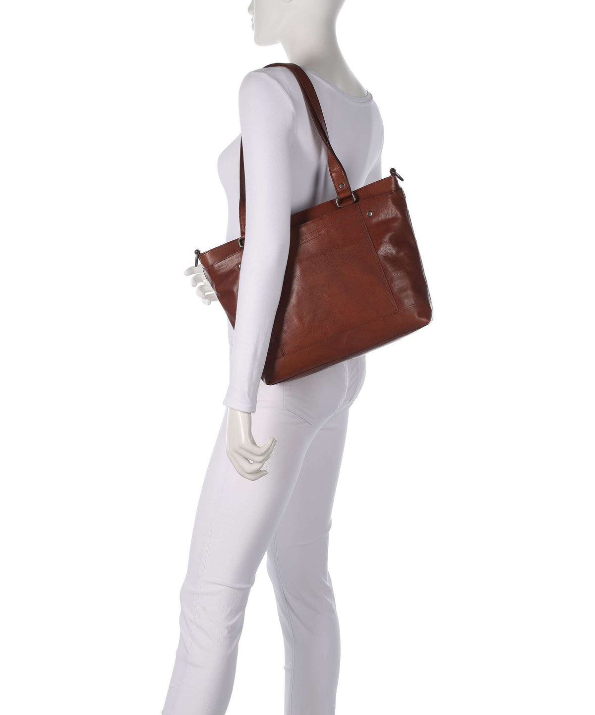 Spikes & Sparrow Bronco Rachelle Tote bag brandy