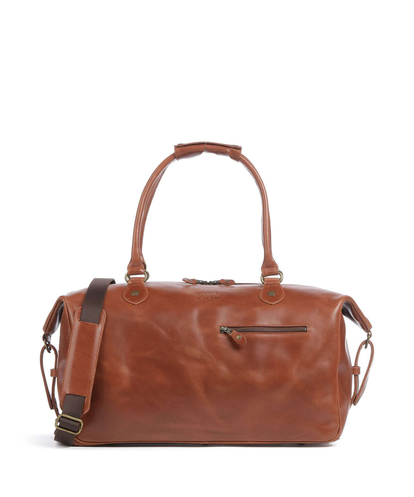 Buckle & Seam Linwood Weekend bag cognac