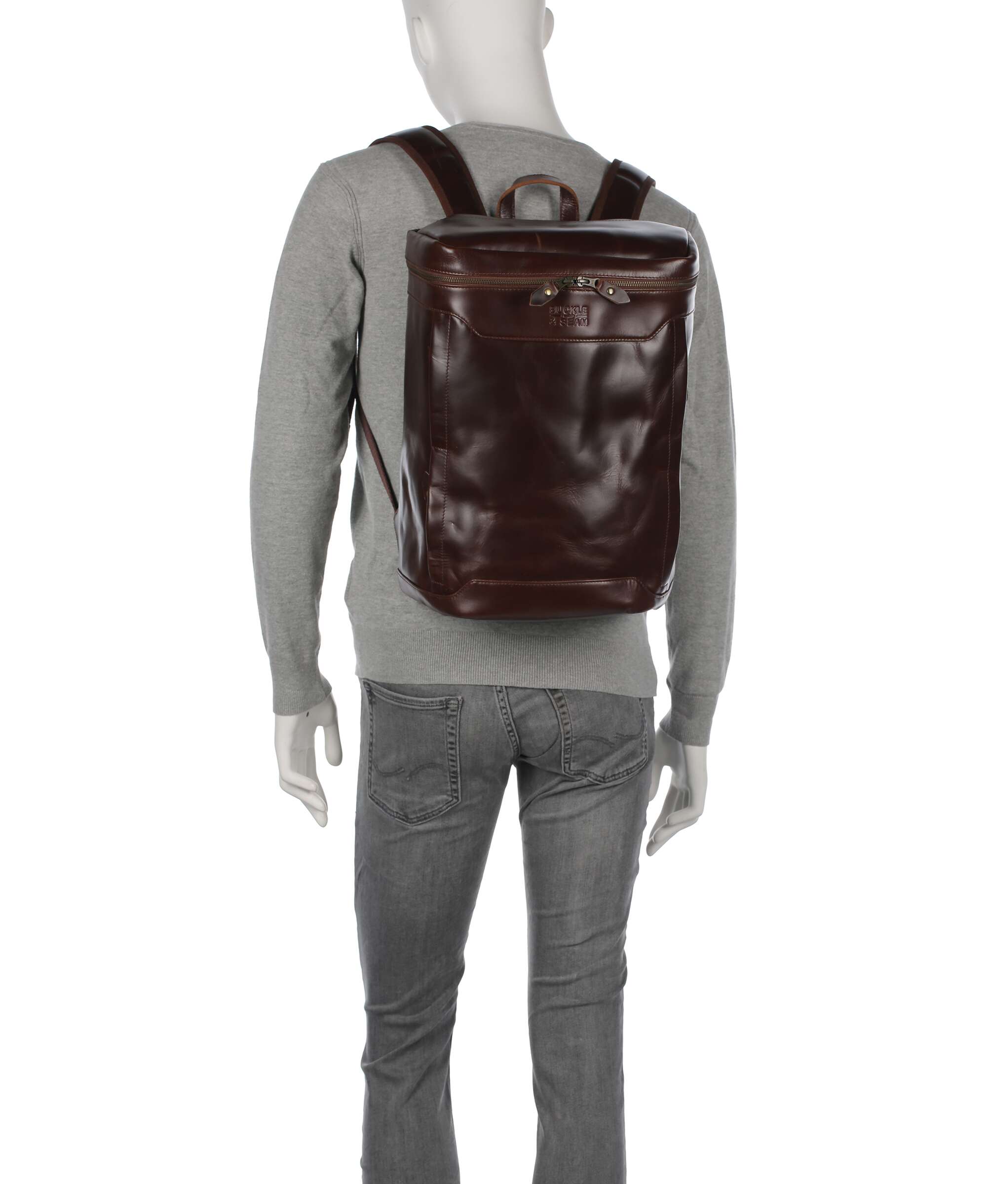 Buckle & Seam Siwa Backpack brown