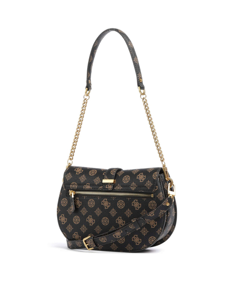 Guess Kuba Shoulder bag mocha logo