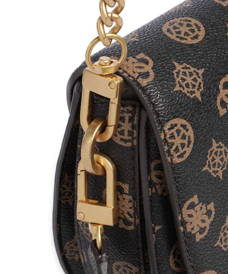 Guess Kuba Shoulder bag mocha logo