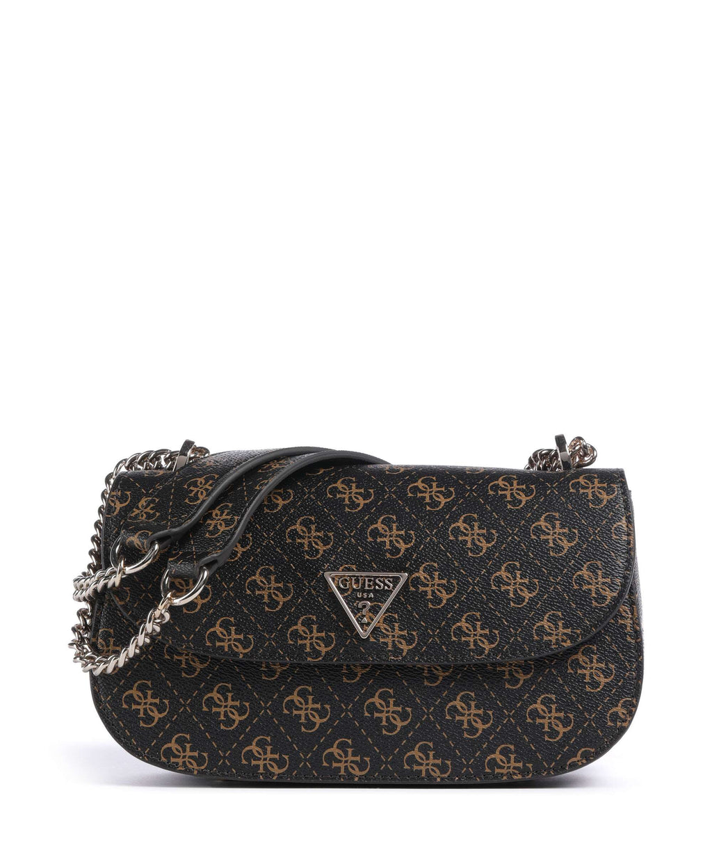 Guess Erica Eco Shoulder bag brown logo