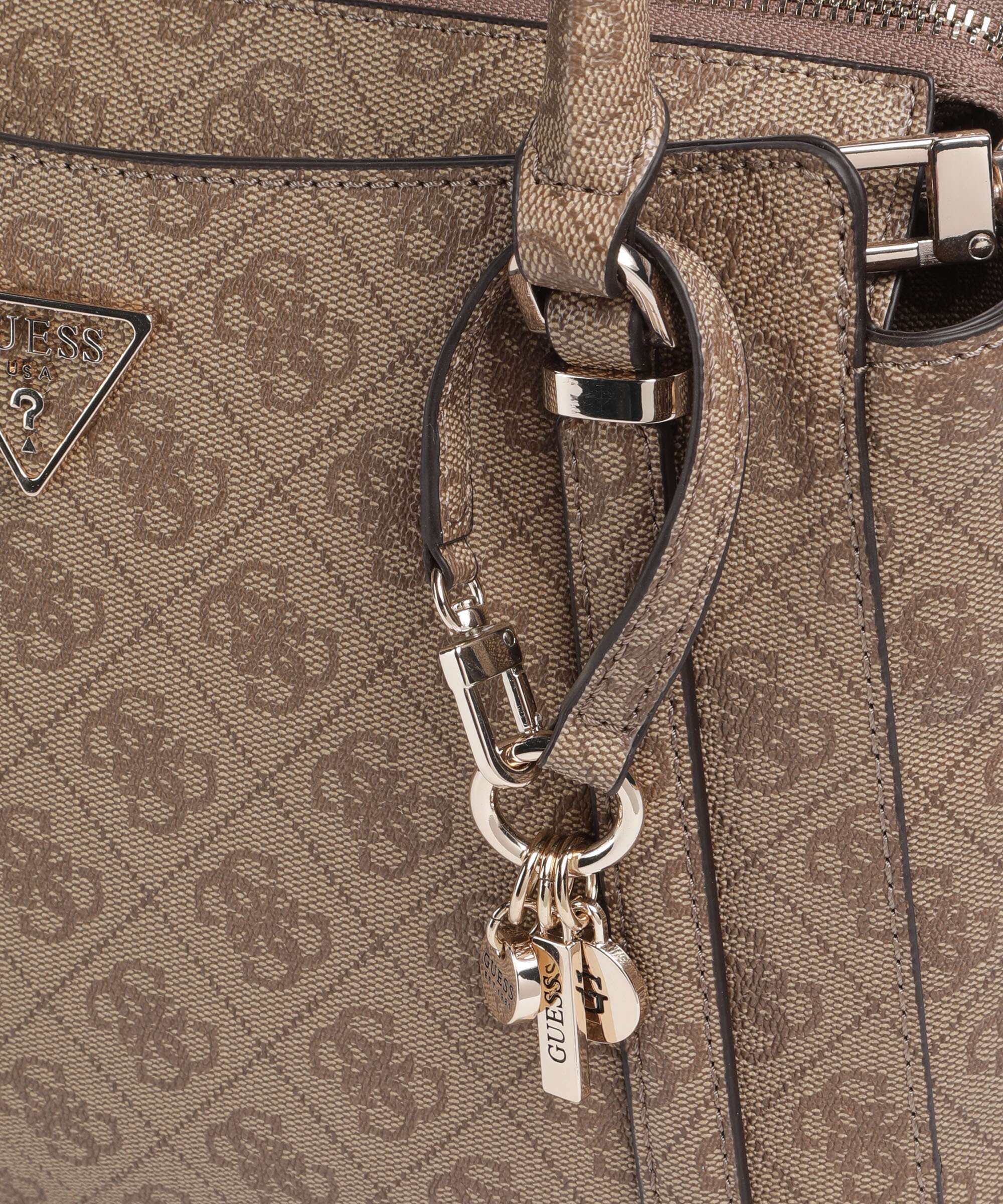 Guess Erica Eco Handbag latte logo