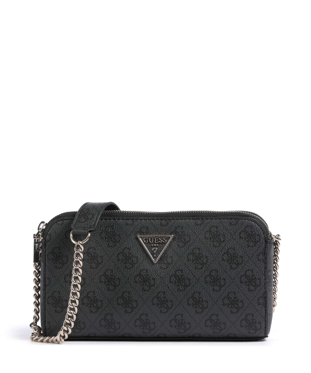 Guess Erica Eco Crossbody bag coal logo