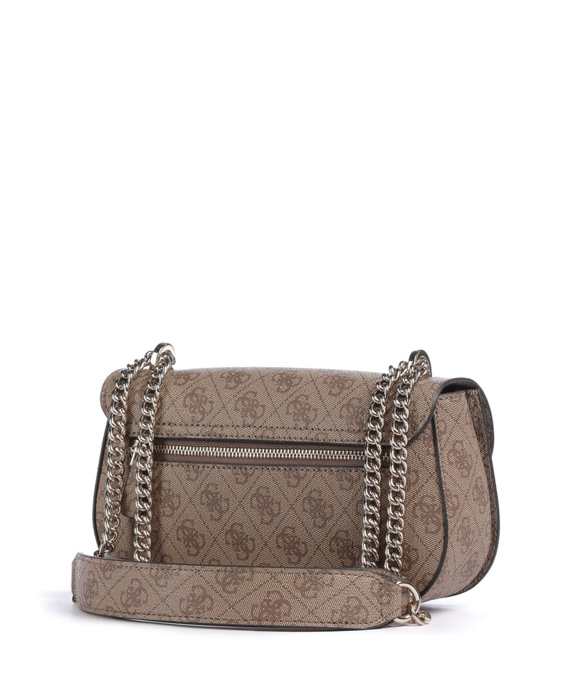 Guess Erica Eco Shoulder bag latte logo