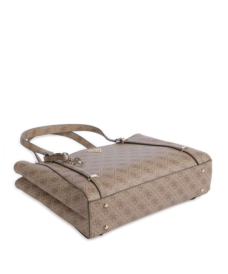 Guess Erica Eco Tote bag latte logo