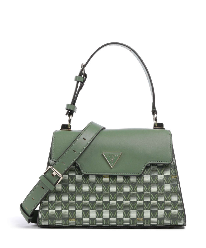 Guess G Wave Handbag green logo