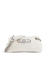 Guess Aslia Shearling Bolso de hombro white