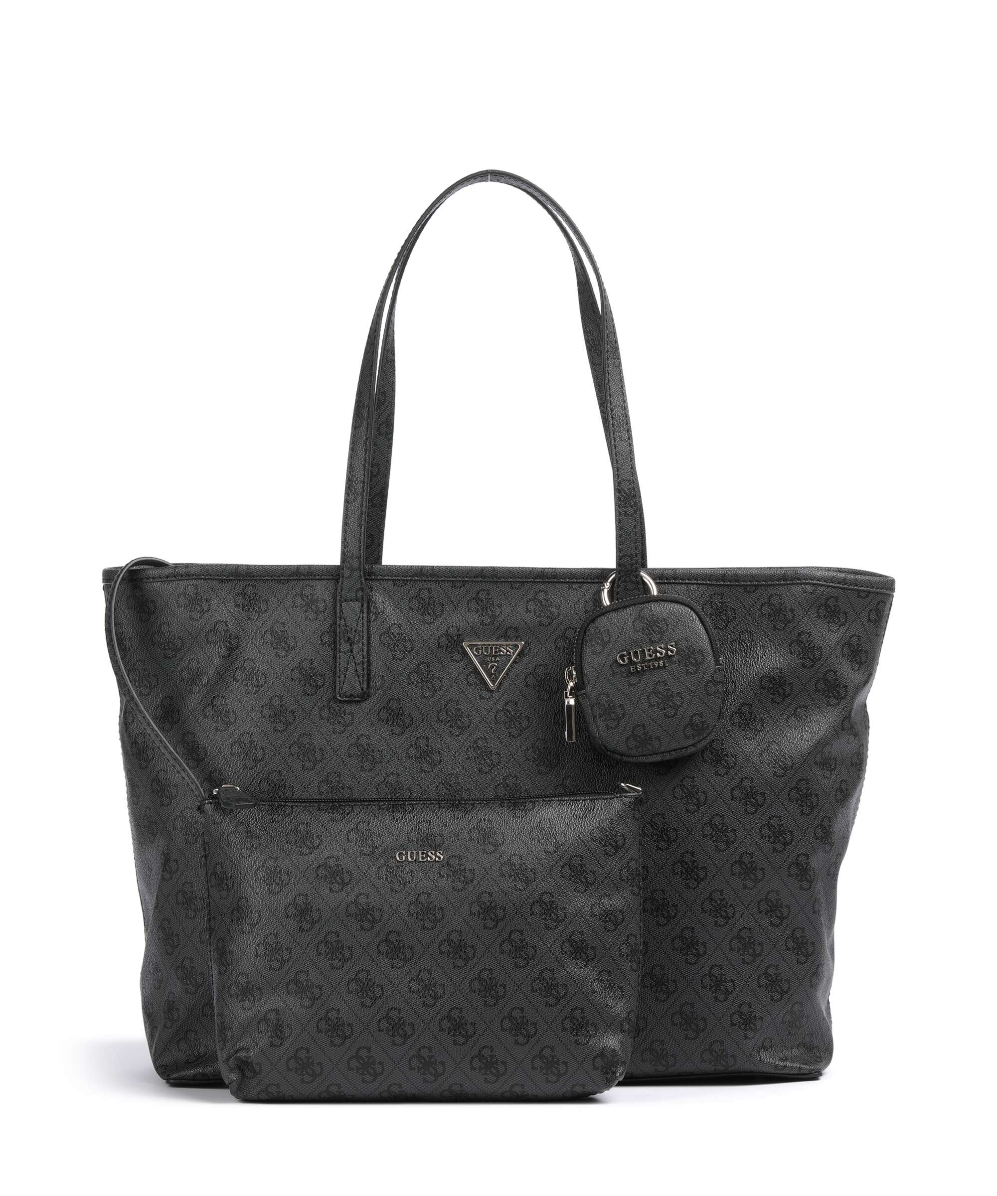 Guess Power Play Tote bag coal logo
