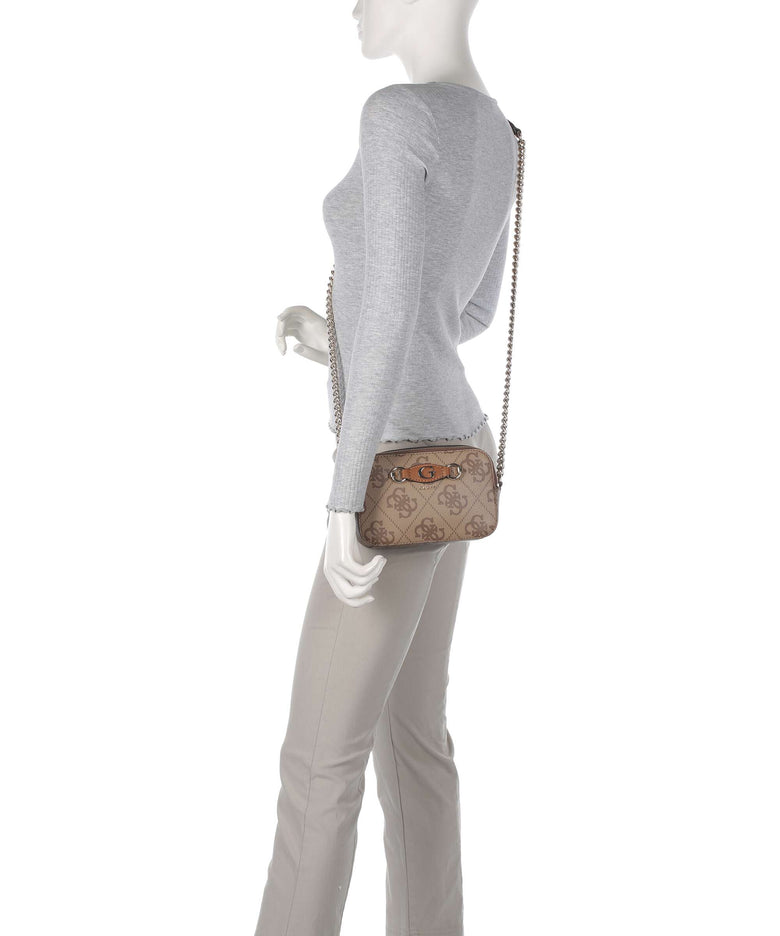 Guess Izzy Crossbody bag latte logo