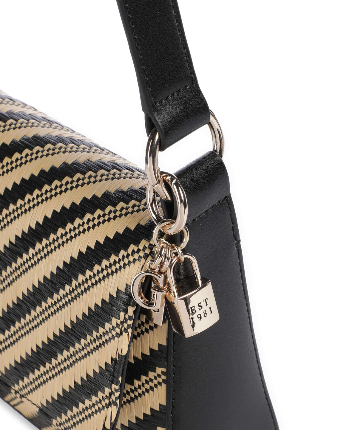 Guess Simona Shoulder bag natural/black