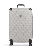 Guess Berta 4G Logo Maleta con 4 ruedas dark taupe logo