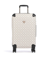 Guess Wilder Maleta con 4 ruedas beige/white