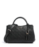 Guess Phoebe Peony Debossed Handbag black logo