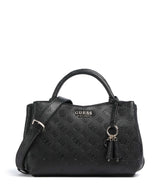 Guess Phoebe Peony Debossed Bolso de mano black logo