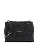Guess Phoebe Peony Debossed Bolso de hombro black logo