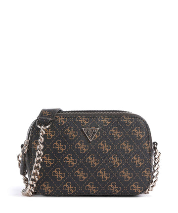 Guess Noelle Q Logo Bandolera brown logo