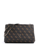 Guess Noelle Q Logo Bolso de hombro brown logo