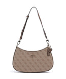Guess Noelle Bolso de hombro latte logo/brown